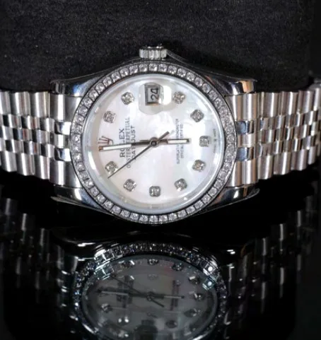 Dress Watch — Mother-of-Pearl Stone-Marker Dial